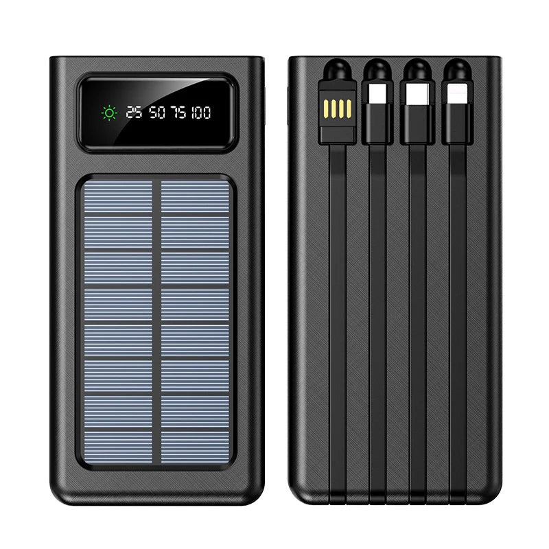POWERBANK PRO SOLAR 18000 AMPERIOS 4 EN 1 CARGA ULTRARÁPIDA