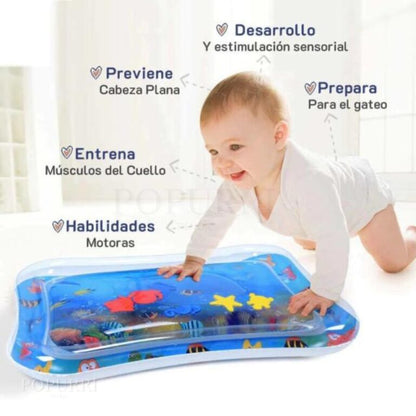 ALFOMBRA SENSORIAL DE AGUA PARA BEBES (PREMIUM) + PDF GUÍA DE ESTIMULACIÓN TEMPRANA EN CASA GRATIS