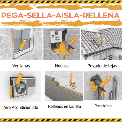 ESPUMA MÁGICA EXPANSIVA DE RELLENO PROFESIONAL