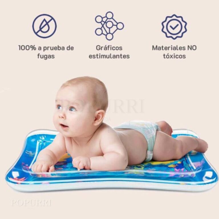 ALFOMBRA SENSORIAL DE AGUA PARA BEBES (PREMIUM) + PDF GUÍA DE ESTIMULACIÓN TEMPRANA EN CASA GRATIS